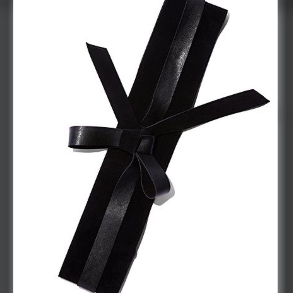 New York & Company Black Obi Belt